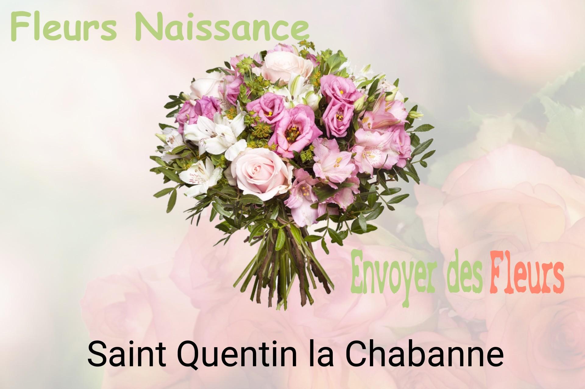 Bouquet de fleurs de naissance livré à Saint-Quentin-la-Chabanne